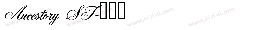 Ancestory SF字体转换